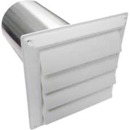 Louvered Hood With Tailpipe,6 In.